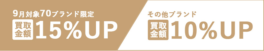 買取金額アップキャンペーン